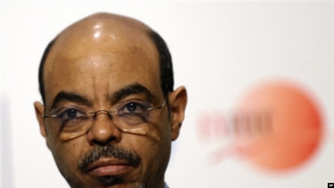 Ethiopian Prime Minister Meles Zenawi 16 Dec 2009 (file photo)