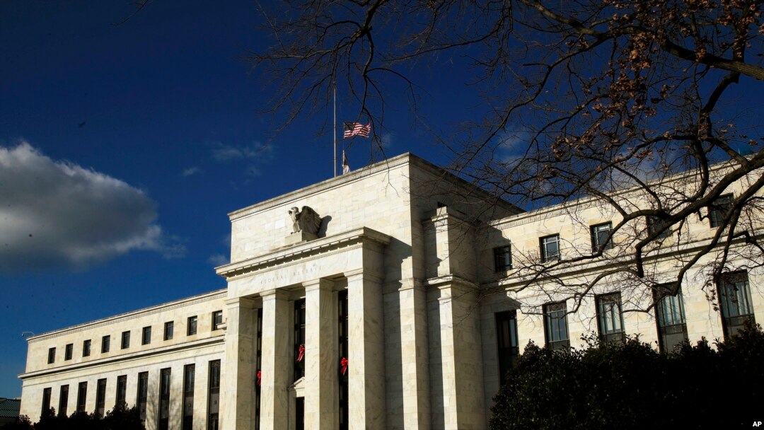 FILE - The Federal Reserve building is pictured in Washington.