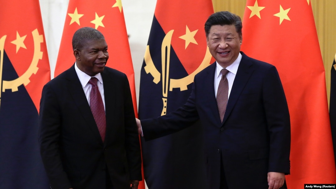 Presidente angolano, João Lourenço, com Presidente chinês, Xi Jinping, durante a cimeira China África em Pequim. 2 de Setembro 2018