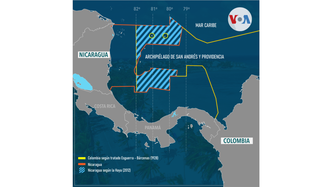El 19 de noviembre del 2012 fue el más reciente fallo de la Corte Internacional de Justicia falló por la disputa territorial y de delimitación marítima entre Nicaragua y Colombia.