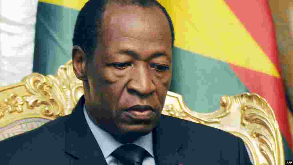 Shugaban Burkina Faso Blaise Compaore, Oktoba 31, 2014.