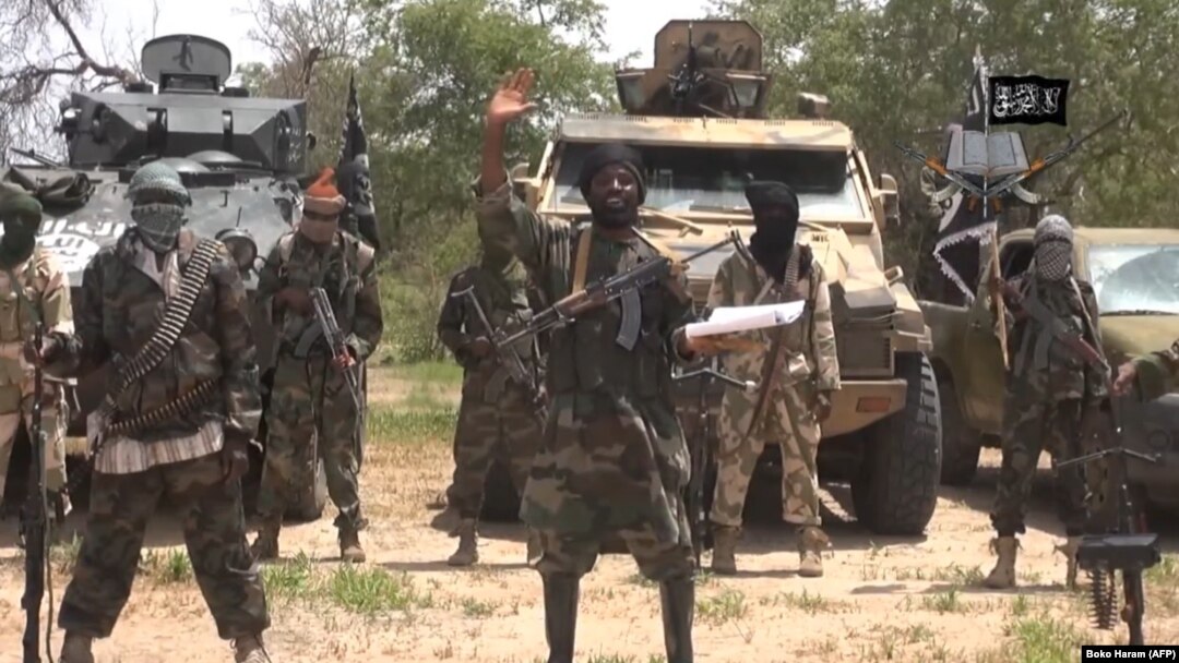 A screengrab of a video released by the Nigerian Islamist extremist group Boko Haram and obtained by AFP shows the leader of the Nigerian Islamist extremist group Boko Haram, Abubakar Shekau.