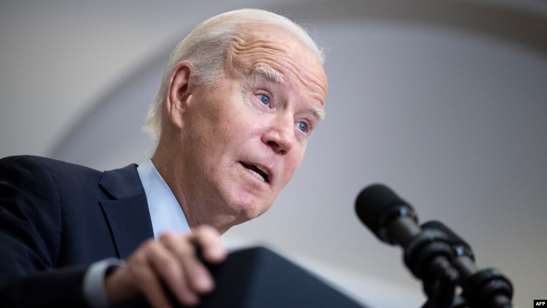 U.S. President Joe Biden speaks about student loan cancellation and support for students and borrowers, in the Roosevelt Room of the White House in Washington, Oct. 4, 2023.