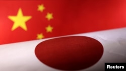 中国与日本国旗图示