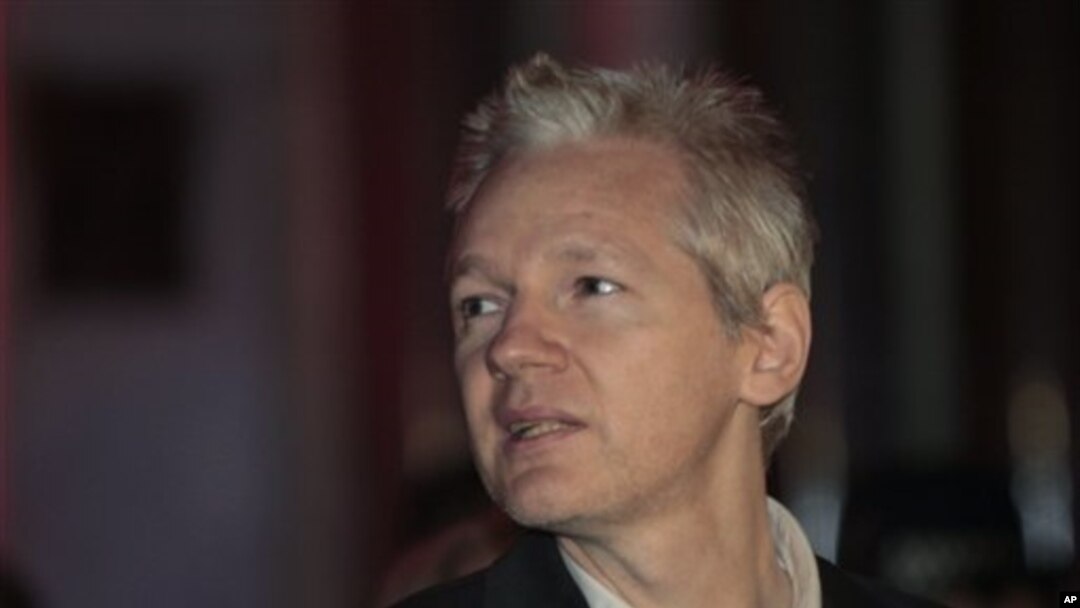 WikiLeaks founder Julian Assange, Dec 16, 2010 (file photo)