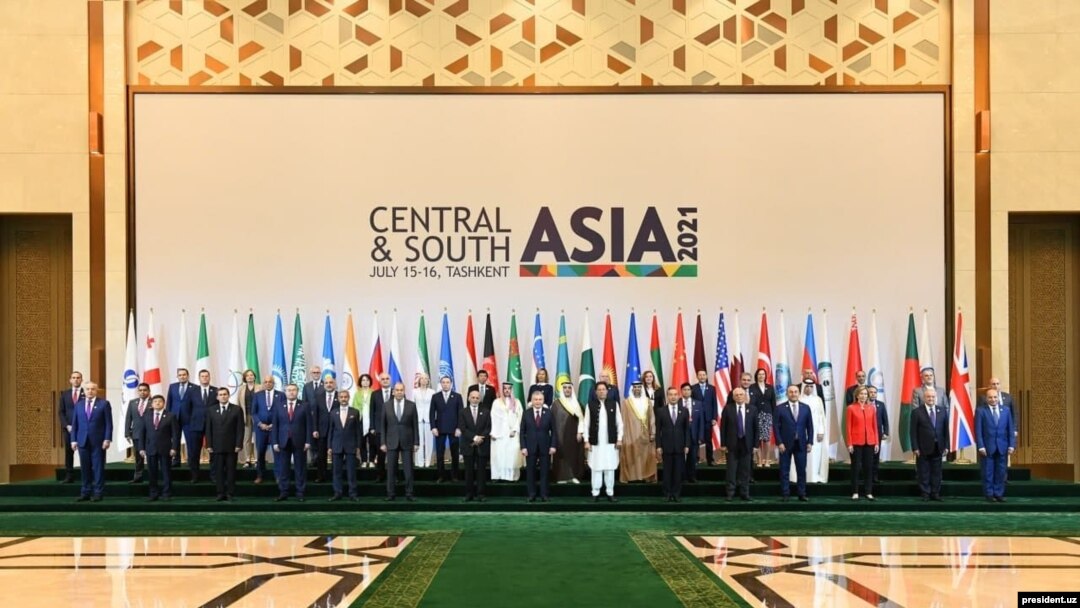 Nearly 50 countries attended Central and South Asia Connectivity, Tashkent, Uzbekistan, July 16, 2021. (Credit: president.uz)