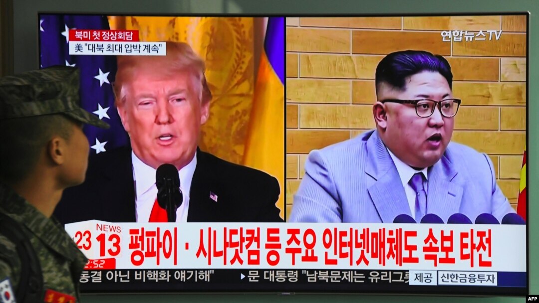 南韓電視台報道川普和金正恩可能會面的消息