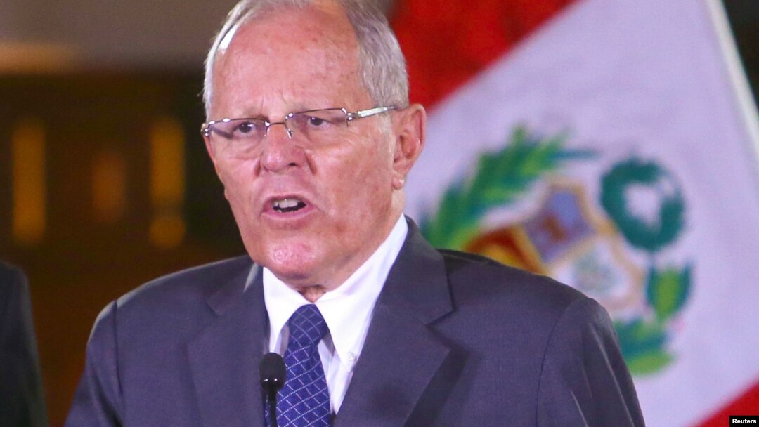 El presidente de Perú Pablo Kuczynski.