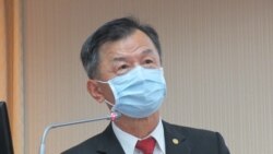 台灣陸委會主委邱太三(美國之音張永泰拍攝)