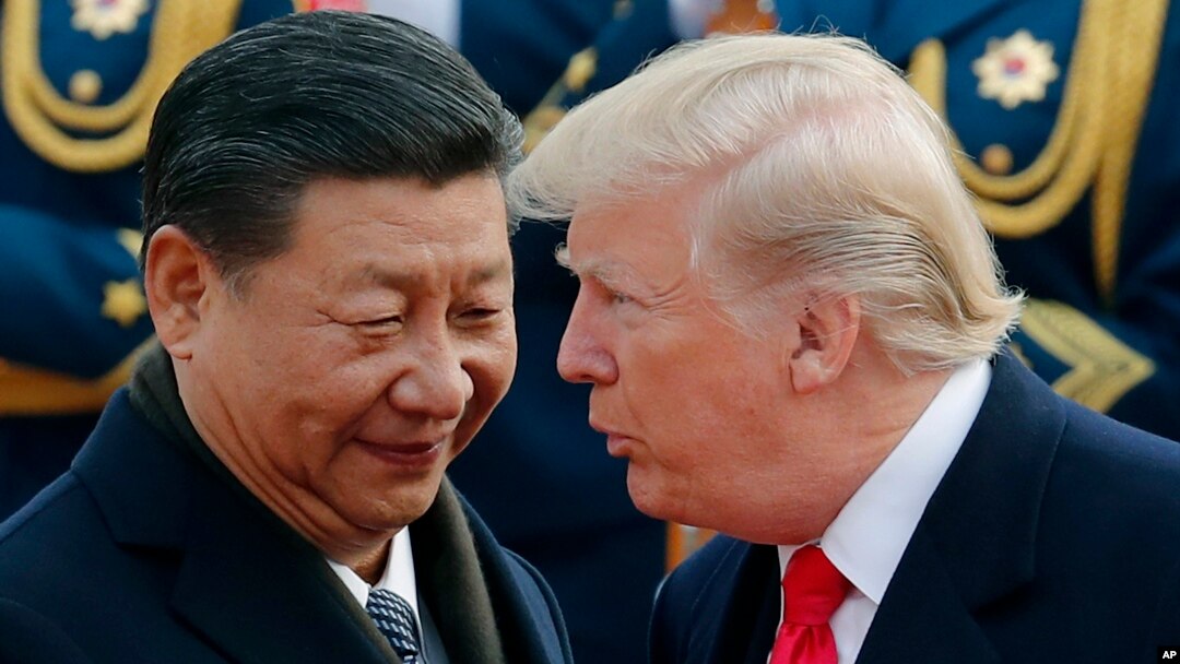 中國國家主席習近平和美國總統川普