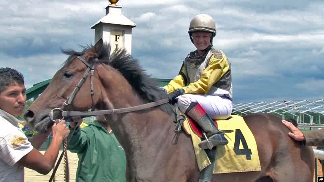 Apprentice jockey Sarah Rook