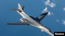 资料照：美国空军B-1B轰炸机