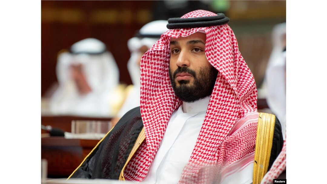 FILE - Saudi Crown Prince Mohammed bin Salman attends a session of the Shura Council in Riyadh, Saudi Arabia, Nov. 19, 2018.