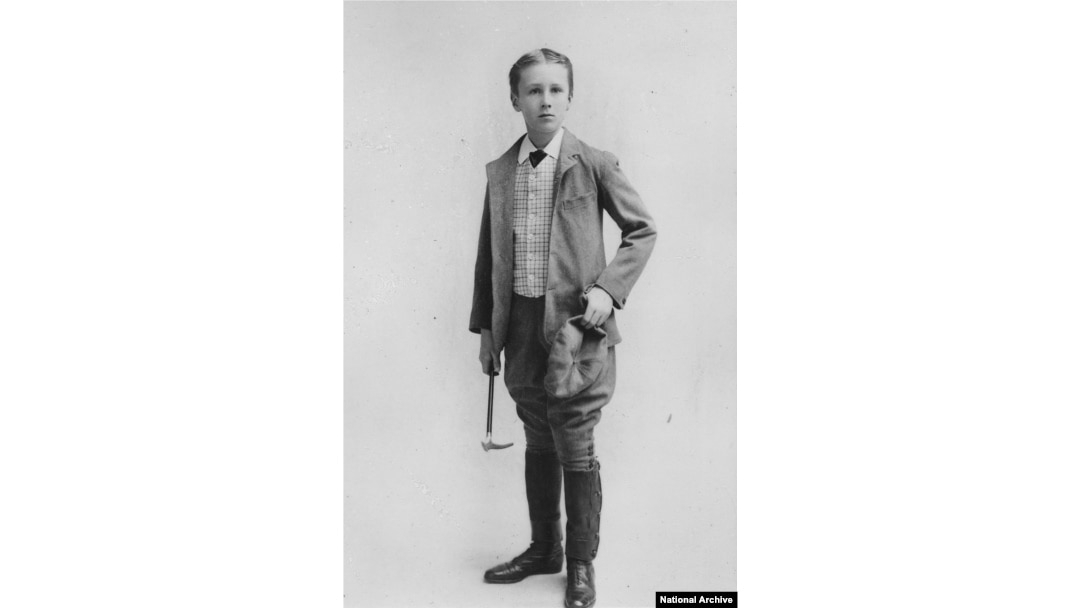 Franklin Roosevelt as a child
