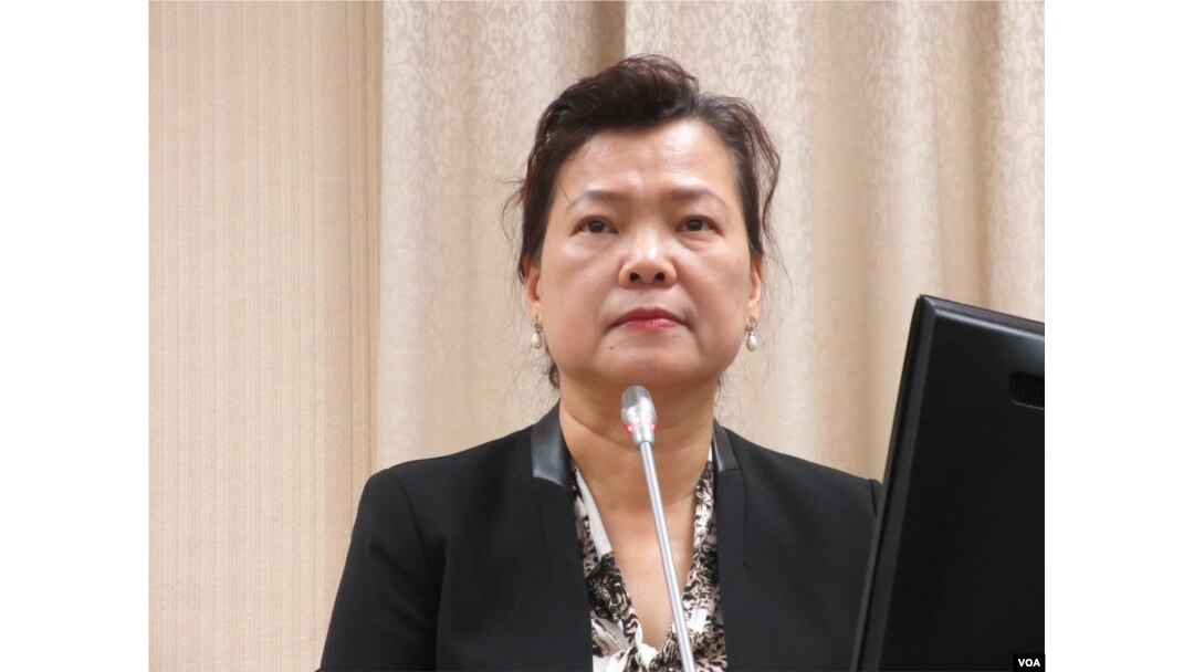 台灣經濟部次長王美花(美國之音張永泰拍攝)