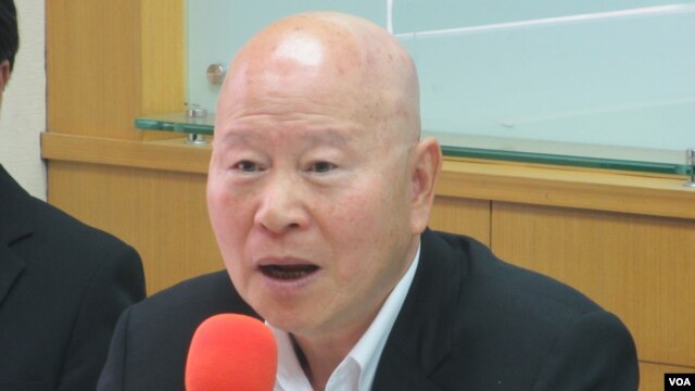 民進黨前主席、亞太和平研究基金會董事長許信良（美國之音張永泰拍攝）