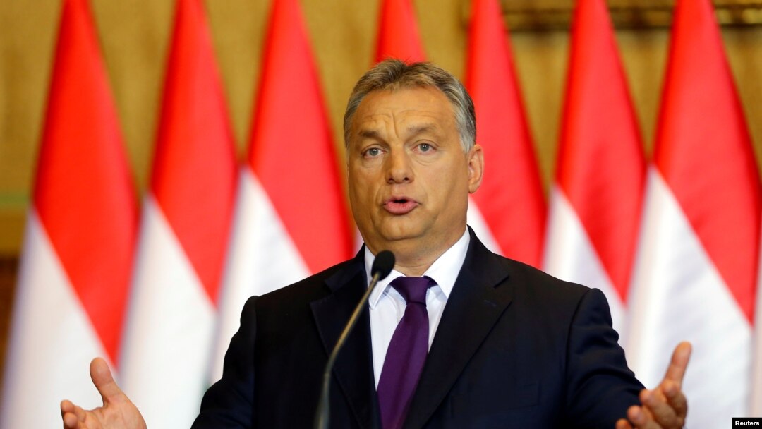 Hungarian Prime Minister Viktor Orban attends a news conference in Budapest, Hungary, Oct. 4, 2016.