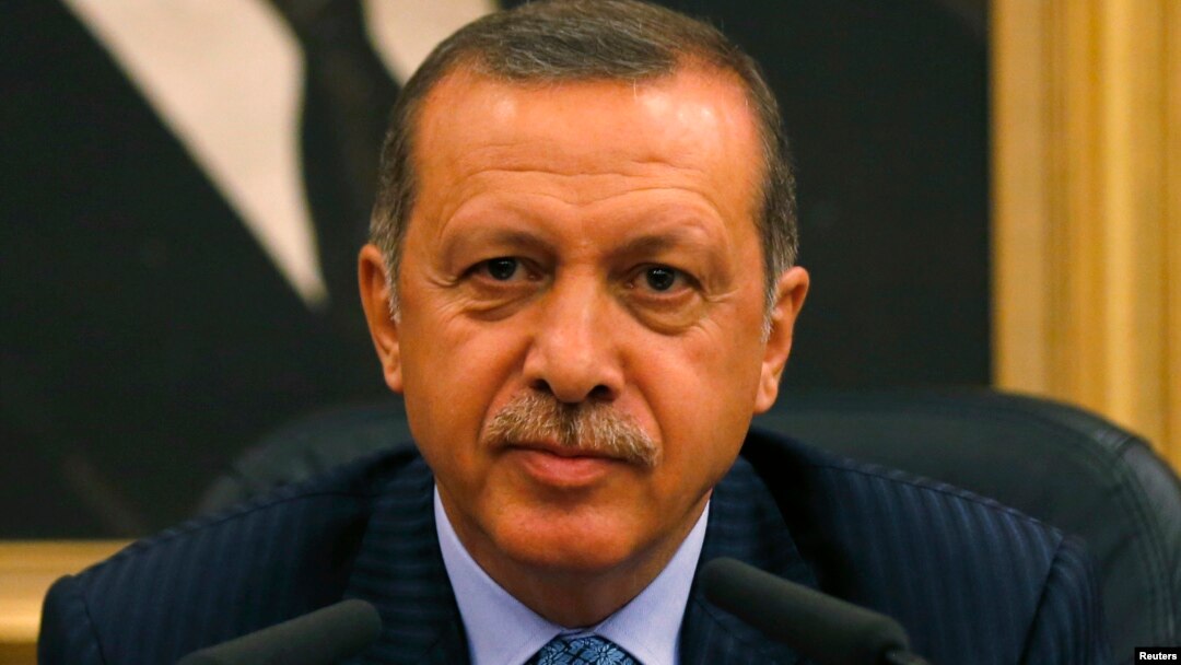 Turkey's Prime Minister Tayyip Erdogan Erdogan calls for the U.N. Security Council to convene quickly and act after what he described as a massacre in Egypt, during a news conference in Ankara, Turkey, Aug. 15, 2013.