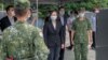 蔡英文视察澎湖军事基地 台军同时进行联合防空演练