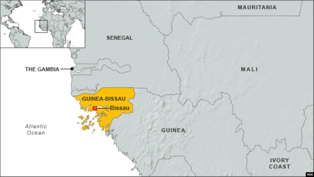 Map of Guinea Bissau