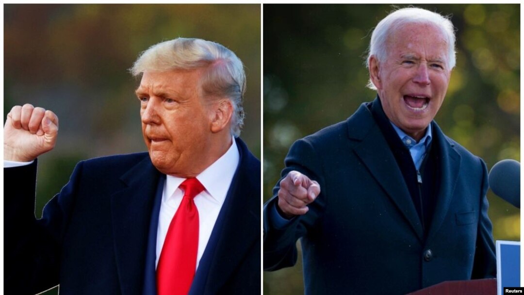Donald Trump da Joe Biden