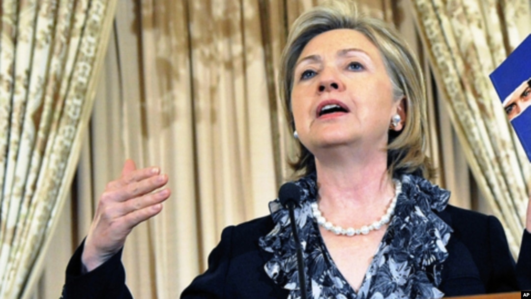 US Secretary of State, Hillary Clinton
