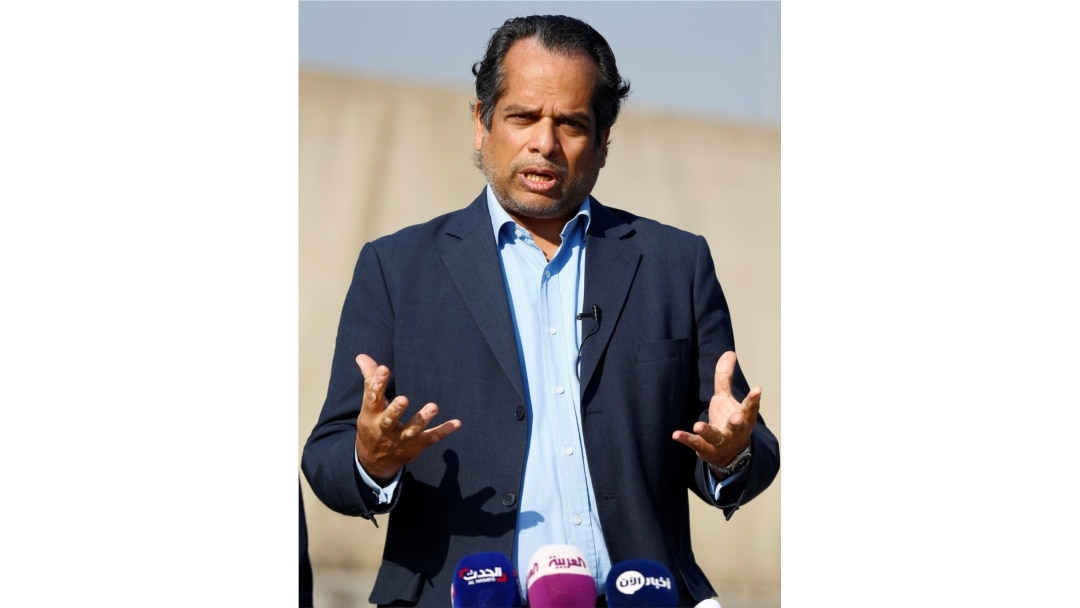 Ramesh Rajasingham, U.N. Deputy Regional Humanitarian Coordinator for Syria crisis, speaks during a news conference near the Turkish-Syrian border, in Hatay province, Turkey, Nov. 28, 2016.