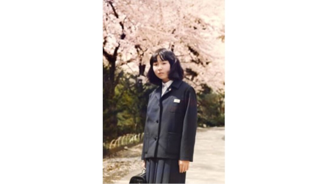 요코타 메구미 씨가 납북되기 전 일본에서 찍은 사진. 남동생 테츠야 씨가 제공한 사진.