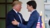 Tổng tống Trump và Thủ tướng Trudeau tại Nhà Trắng năm 2019.