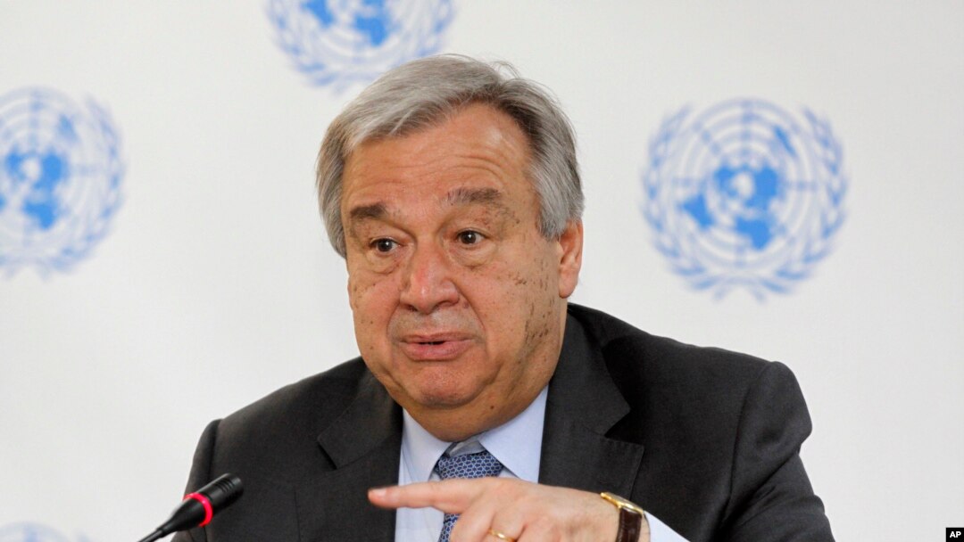 Katibu Mkuu wa Umoja wa Mataifa Antonio Guterres 
