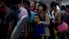 2023年5月7日在巴拿马的中国移民队伍