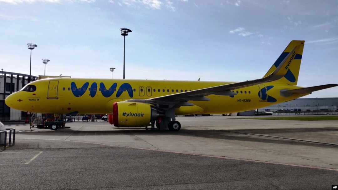 Viva Air aerolínea de bajo costo comercial de pasajeros de Colombia tendrá 10 rutas EE. UU. [Foto de archivo]