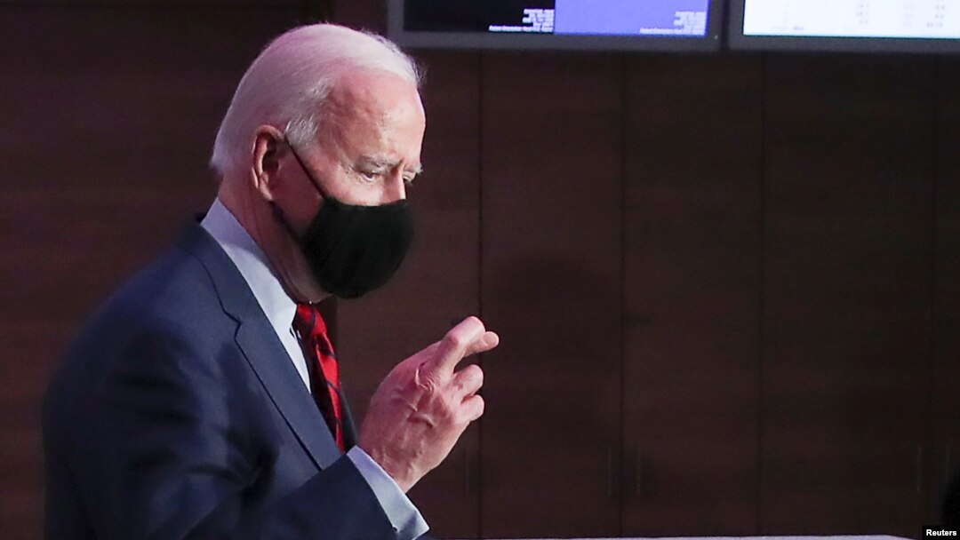 El presidente de Estados Unidos, Joe Biden, durante su visita al James Cancer Hospital, en Columbus, Ohio, el 23 de marzo de 2021.