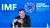 Pierre-Olivier Gourinchas, Mchumi mkuu wa IMF , akihutubia kikao mjini Washington. Aprili 16,2024