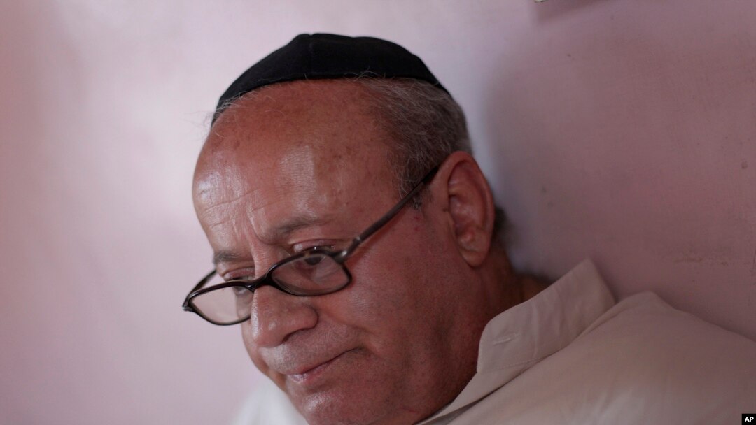 In this Aug. 29, 2009 file photo, Zebulon Simentov, the last known Jew living in Afghanistan, sits in his Kabul home.