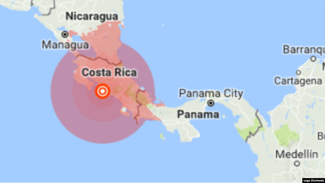 El sismo de magnitud 6,5 sacudió San José, la capital de Costa Rica y el litoral del país el domingo, 12 de noviembre de 2017.