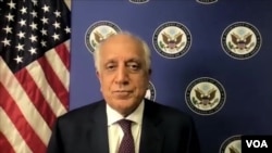 美国阿富汗和解问题特别代表哈利勒扎德通过视频接受美国之音的采访（2021年8月2日）