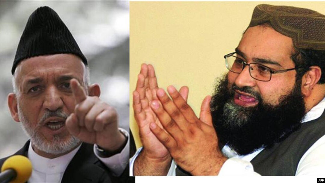 Afg'oniston prezidenti Hamid Karzay va Pokiston Ulamo kengishining raisi Tohir Mahmud Ashrafiy