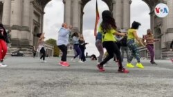 Bélgica: A ritmo de Zumba, venezolana recolecta fondos para sus compatriotas