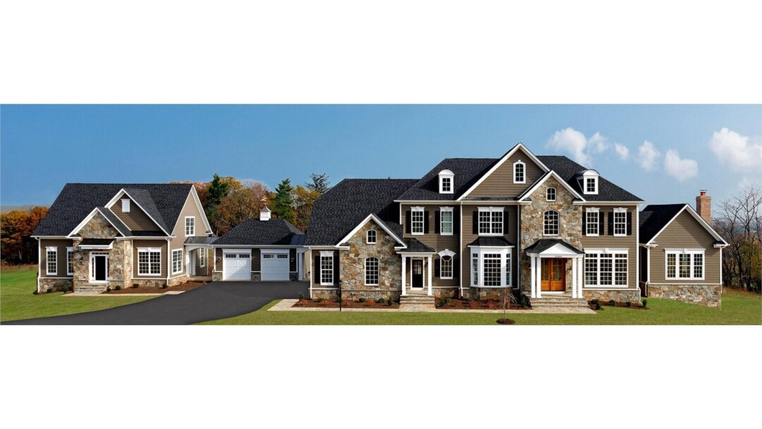 In Virginia, builder Carrington Homes offers an accessory dwelling unit, a second living unit (left), as an option for their new homes. (Photo from builder's website)
