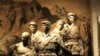北京卢沟桥旁抗日战争纪念馆中狼牙山五壮士的雕像(东方 拍摄)