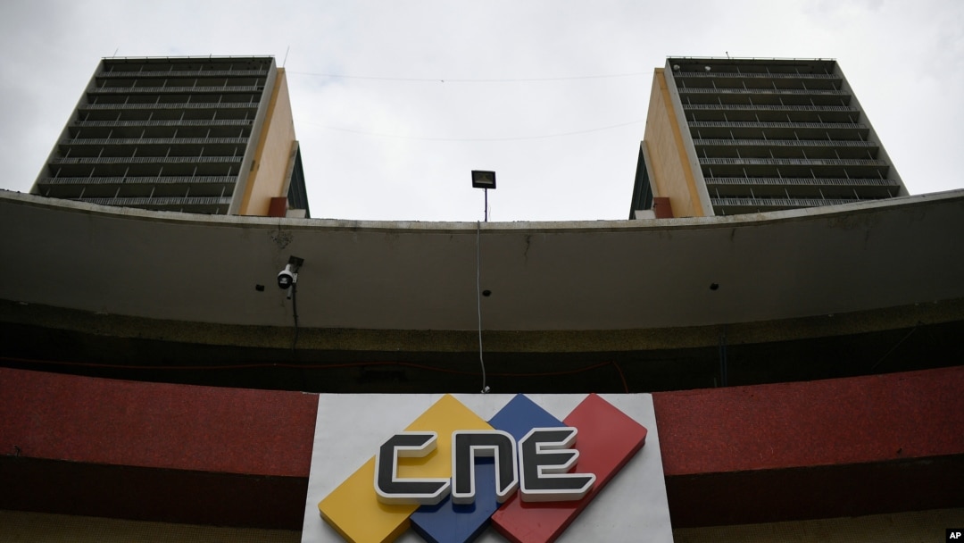 Sede del Consejo Nacional Electoral de Venezuela, el 15 de junio de 2021.
