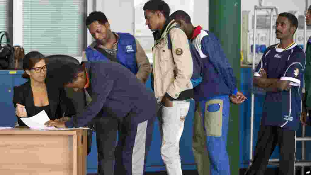 ተበግሶ አባላት ሕብረት አውሮጳ ኣብ ምጥያስ ኤርትራውያን ስደተኛታት