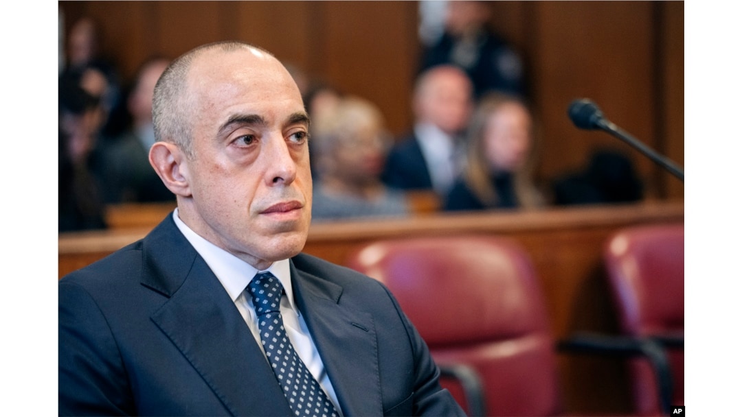 FILE - Emil Bove, then an attorney for U.S. President Donald Trump and now acting deputy attorney general, sits in a Manhattan criminal court during Trump's sentencing in a hush money case in New York on Jan. 10, 2025.