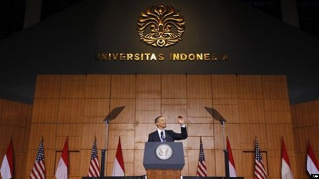 Prezident Obamaning Indoneziya universitetida ma'ruzasi, 10-noyabr, 2010-yil